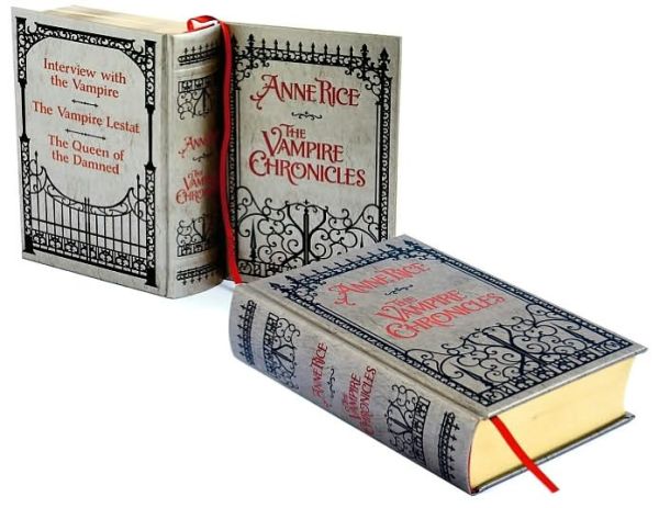 Image for The Vampire Chronicles : Interview with a Vampire + Vampire Lestat + the Queen of the Damned (Barnes & Noble Leatherbound Classics) **SIGNED + Photo**